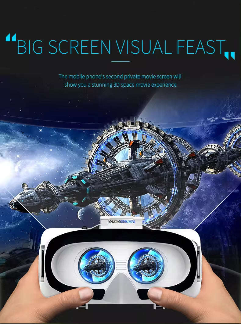 Virtual Reality Vr Glasses 3D Helmet With Real Controller Lens