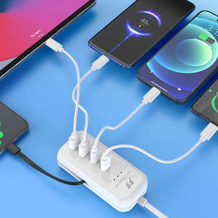 5.1A Fast Rack Charger 2 x USB & 2 x Type C PD Charging Ports
