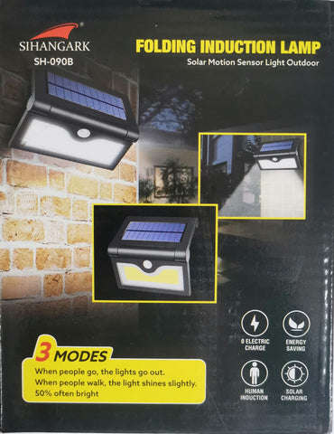 LED Solar Foldable Wall Light Outdoor Solar Powered Sunlight Waterproof PIR Motion Sensor Street Lig