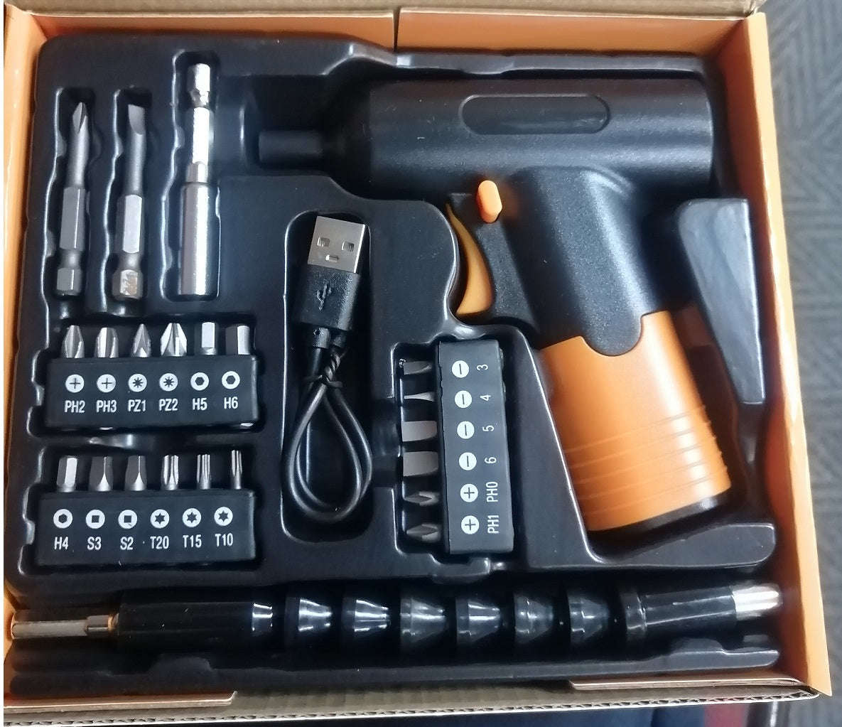 24-piece electric screwdriver rechargeable