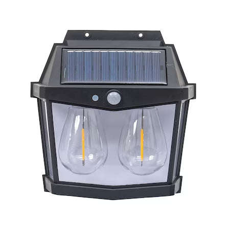 LED Dual Core Outdoor Lighting Solar Warm Light Wall Lamp
