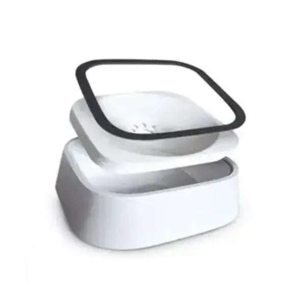 Non-spill bowl with a floating disk for dogs and cats Magic Bowl 1.5L