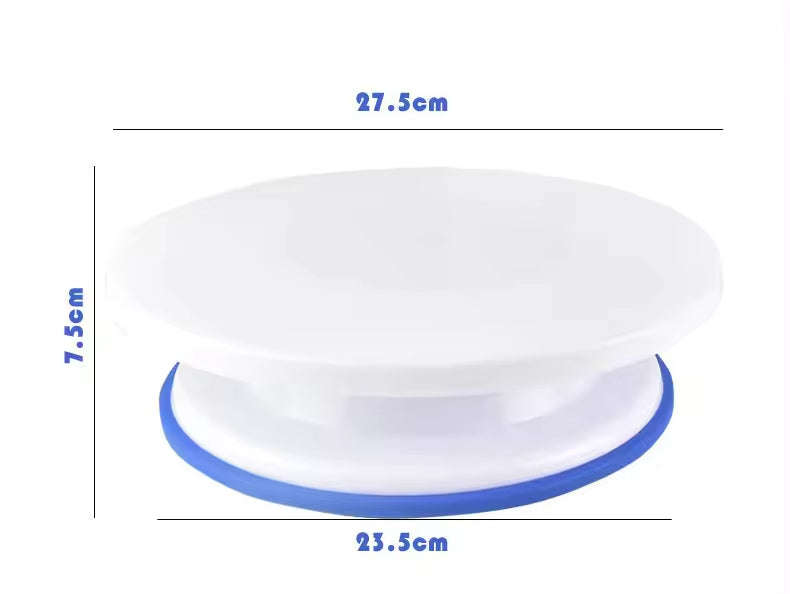Cake Turntable Anti-skid Plastic Decorating Rotating Table Pastries Cake Decoration DIY Baking Tools
