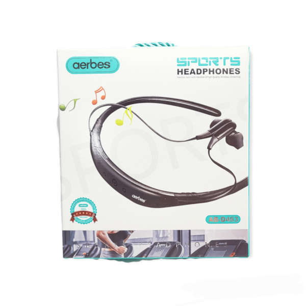 Aerbes AB-D463 Neckband Wireless Bluetooth Sports Earphones