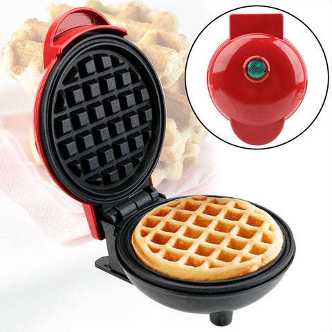 Mini Waffle Maker Non Stick Pan Pancake Cake Breakfast Making Machine