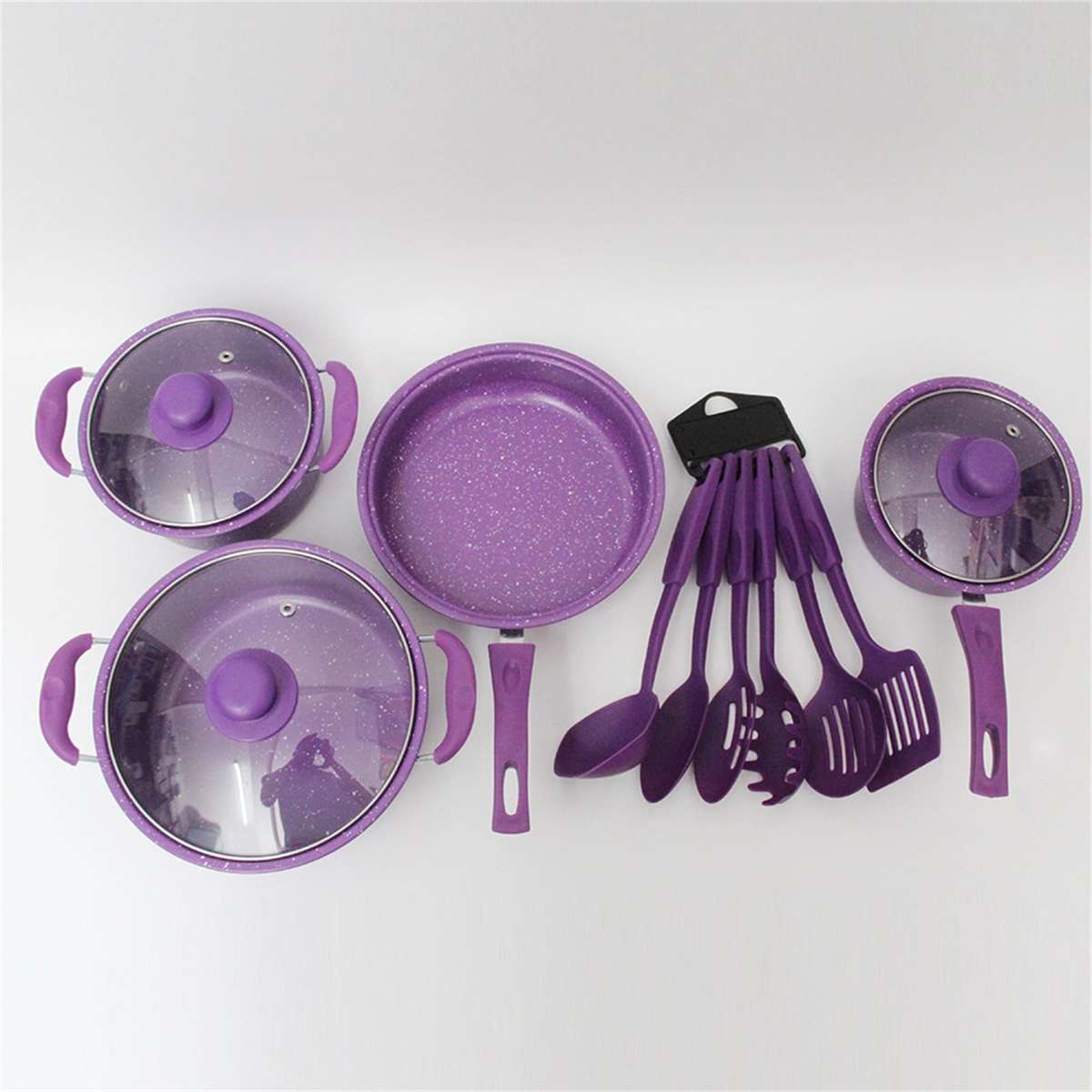 13 PIECES COOKWARE SET