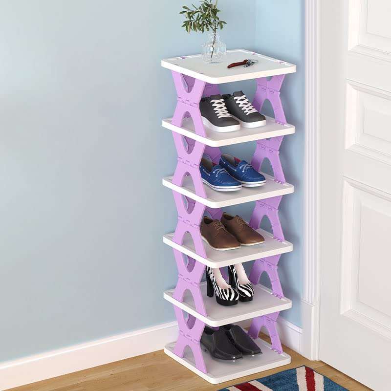 Smart Store Collapsible Shoes Stand,Shoe Tower Rack Suit for Small Spaces,Closet,Small Entryway,Easy