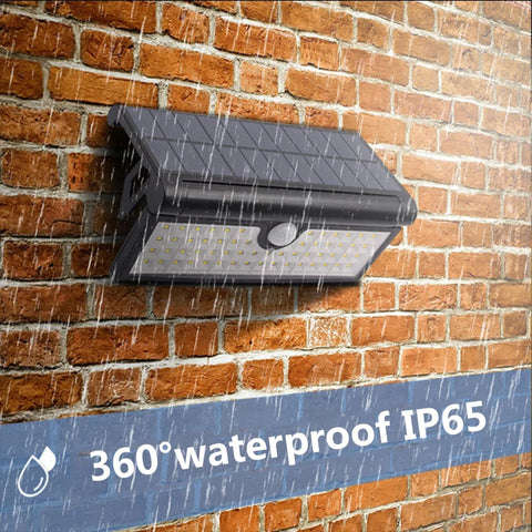 LED Solar Foldable Wall Light Outdoor Solar Powered Sunlight Waterproof PIR Motion Sensor Street Lig
