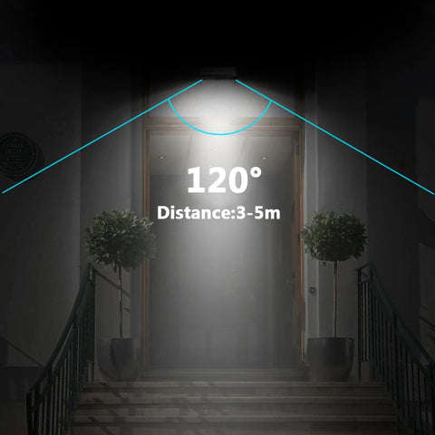 LED Solar Foldable Wall Light Outdoor Solar Powered Sunlight Waterproof PIR Motion Sensor Street Lig