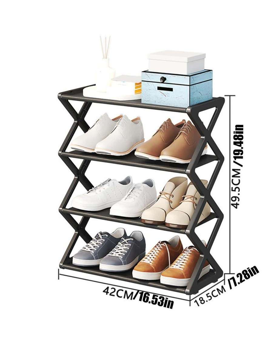 Modern Shoe Rack Minimalist Plain Multi-layer Shoe Storage Rack For Home