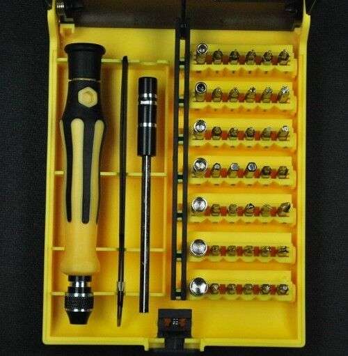 45 in 1 Magnetic Screwdriver Tweezer Repair Tool Set JK 6089-A for phone Tablet