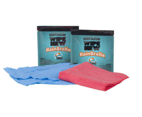 RainBrella Wipe New 2 PACK Windshield Auto Glass Treatment Kit