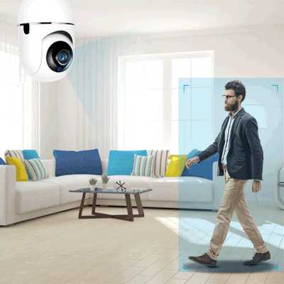 Wireless WIFI IR Cut Security IP Camera Night Vision Intelligent With Auto Tracking