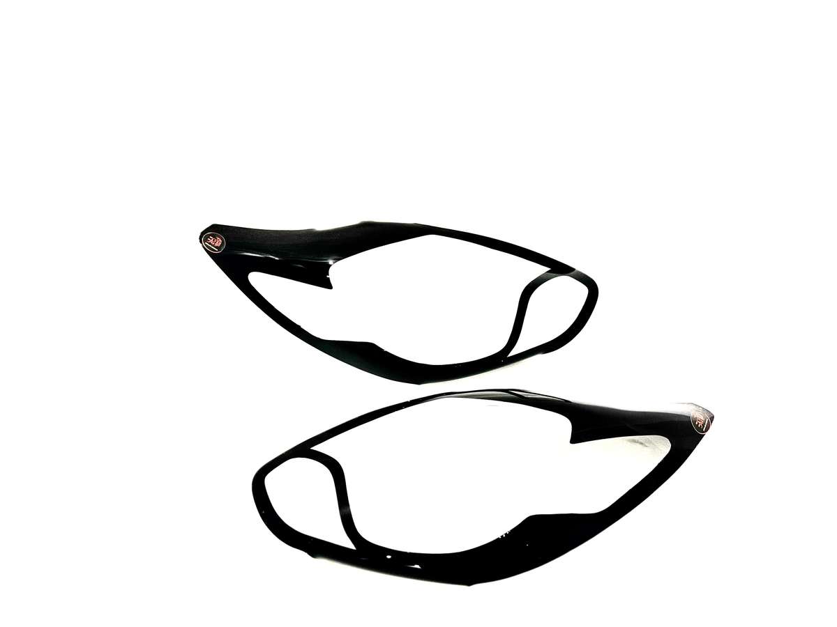 Ford Figo Gloss Black Headlight shields 12+