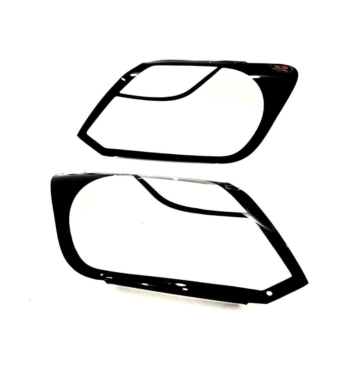 Amarok Gloss Black Headlight shields 10-16