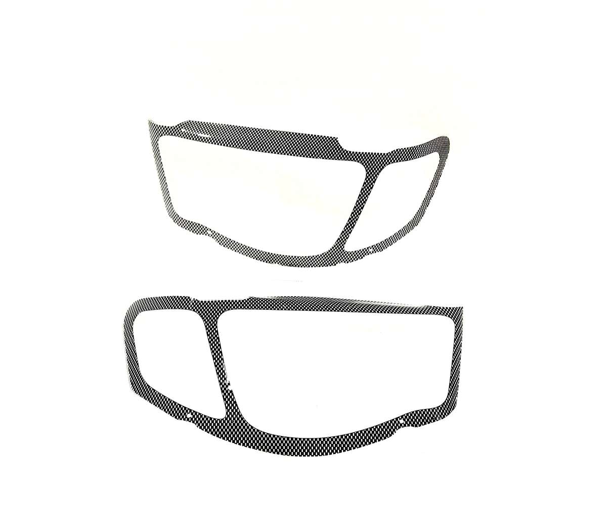 Mitsubishi Triton carbon headlight shield 2007-2014