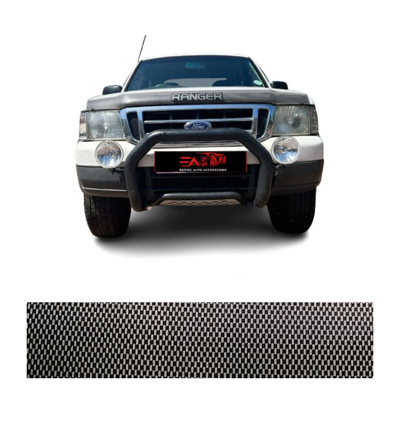 Ford Ranger T4 carbon bonnet guard 2002-2006