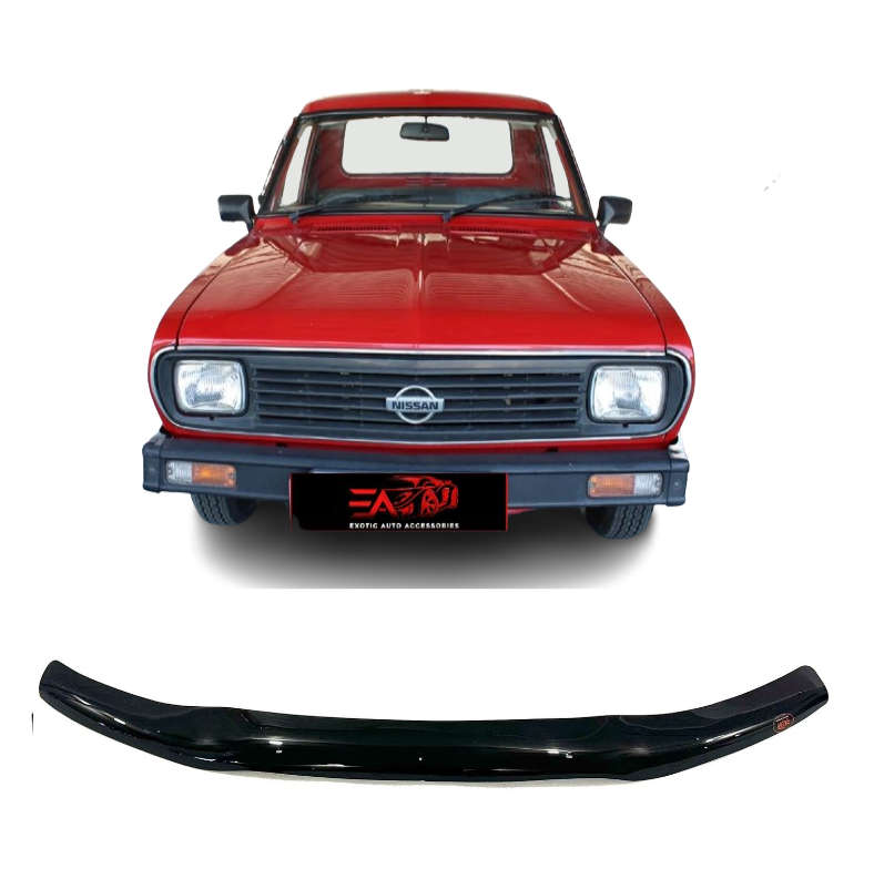 Nissan 1400 Gloss Black bonnet guard