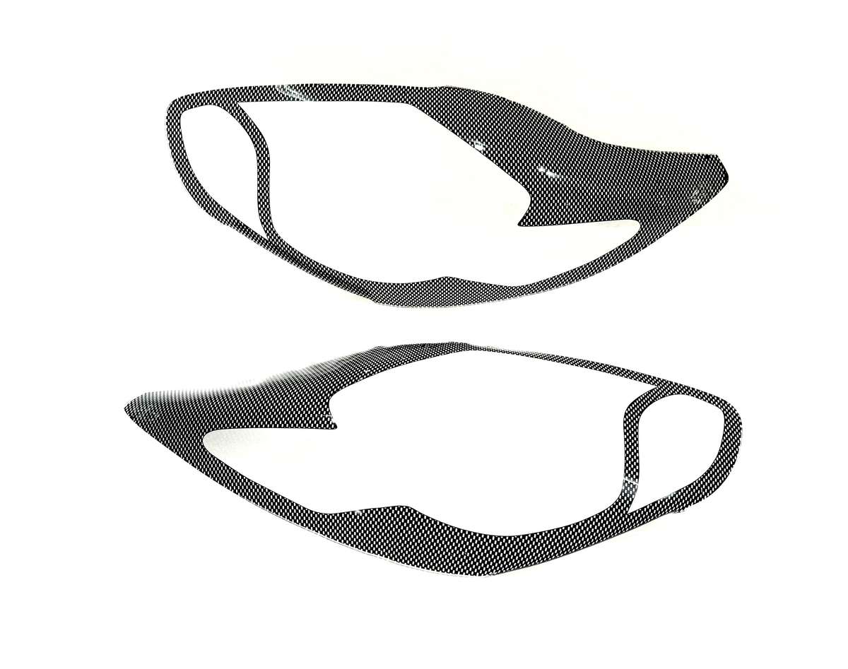 Ford Figo carbon Headlight shields 09-12