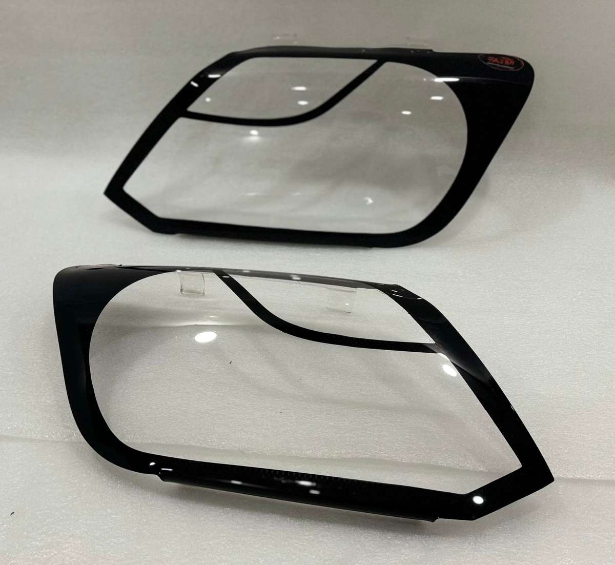 Amarok Gloss Black Headlight shields 10-16