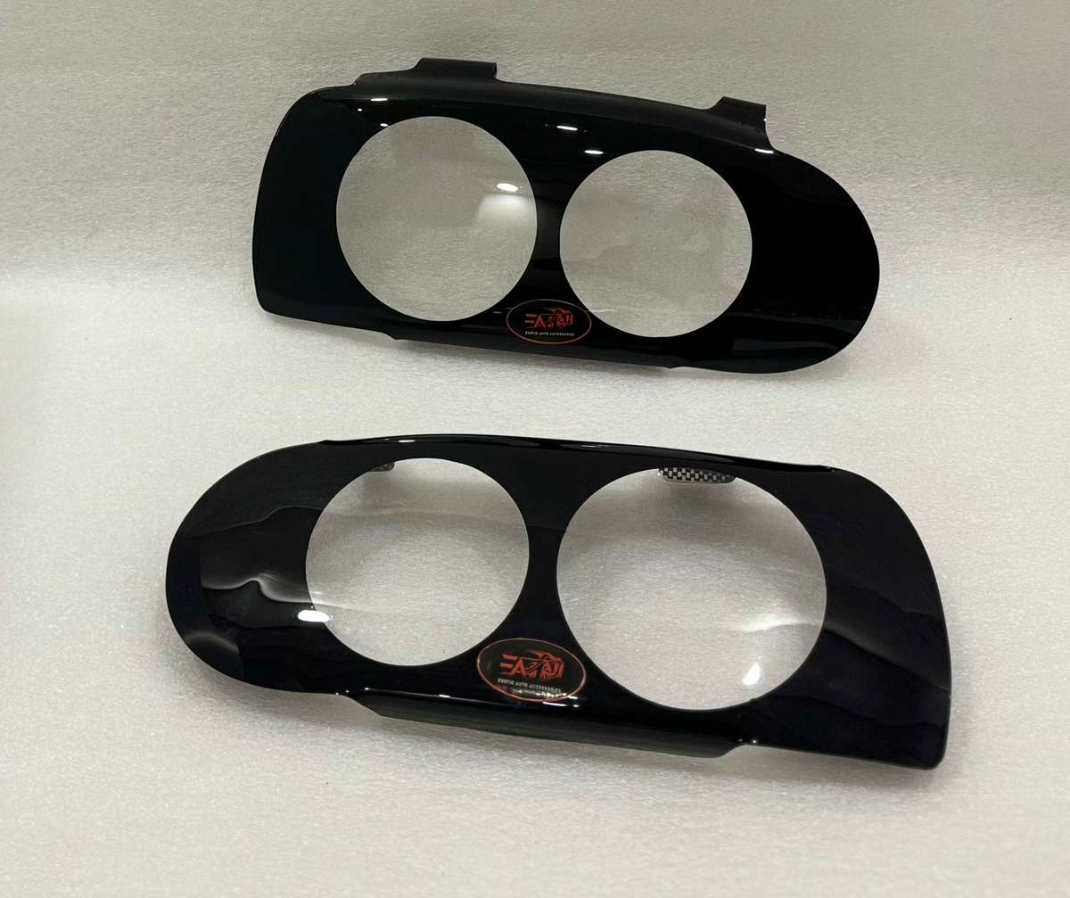 Golf 3 Gloss Black Headlight shields