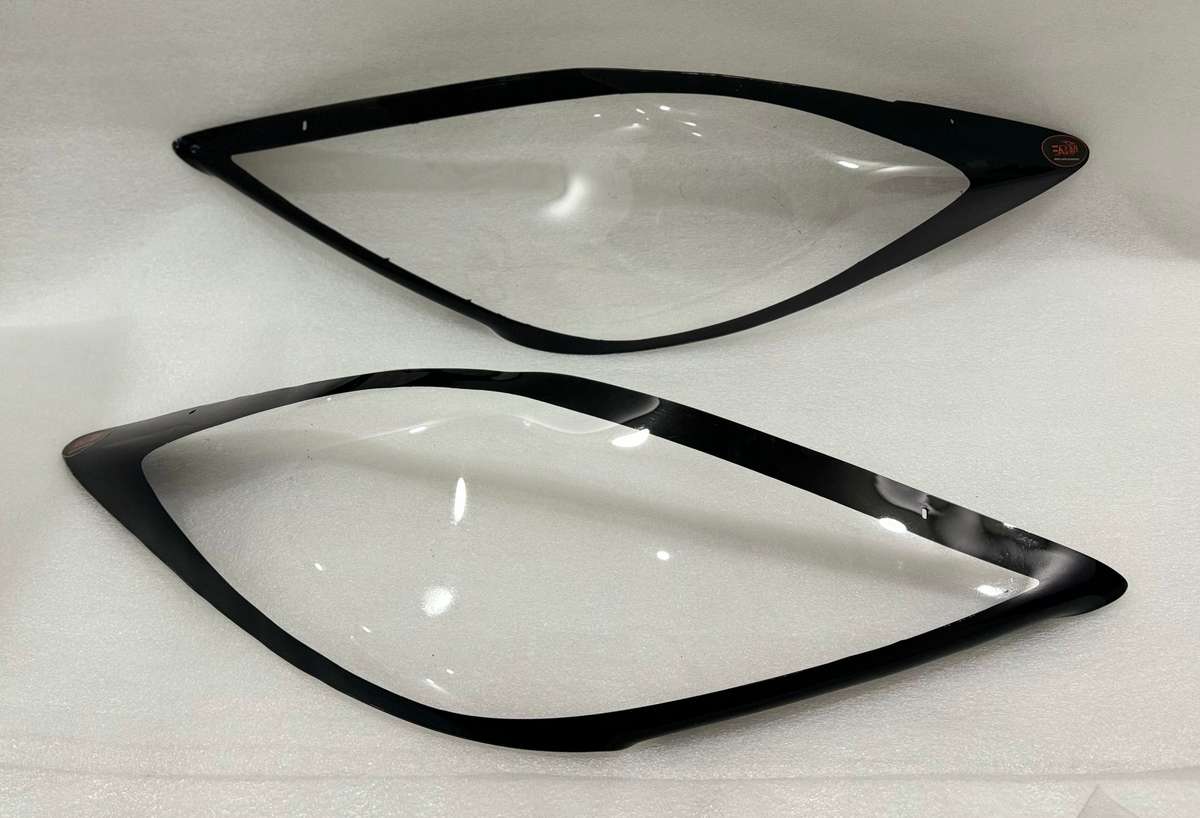 Mazda BT50 12+ Gloss Black Headlight Shields
