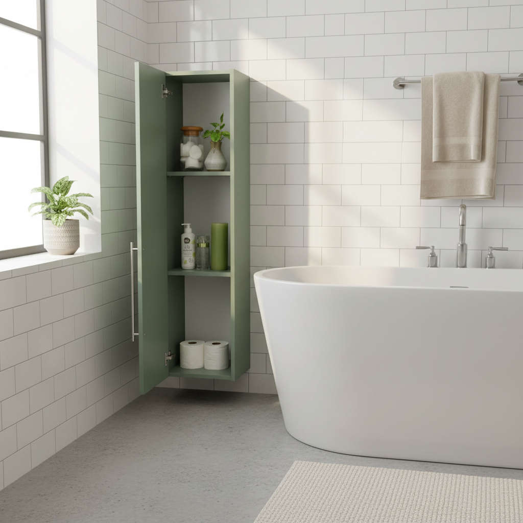 Una Tall Boy Bathroom Cupboard