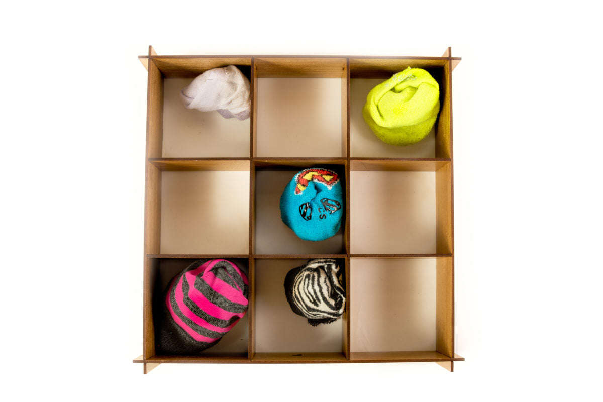 Wooden Socks Organiser
