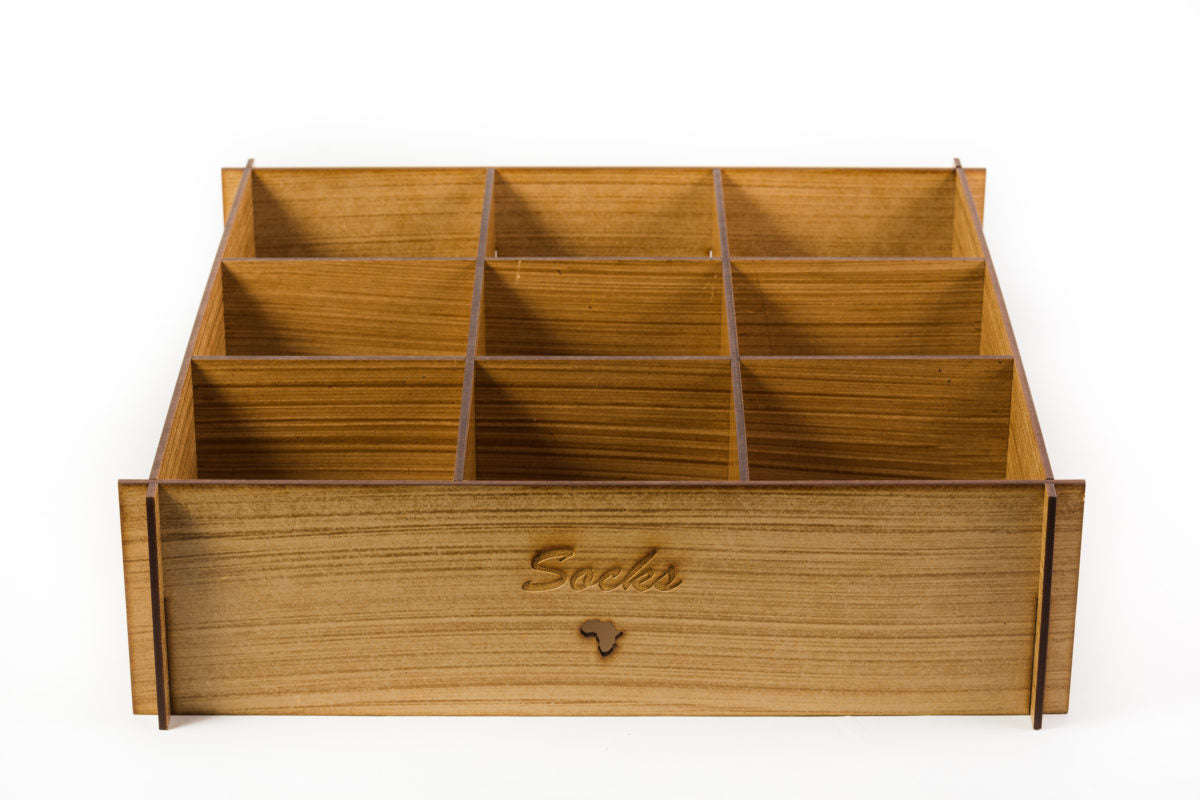 Wooden Socks Organiser