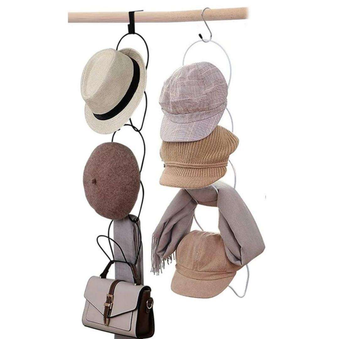 Set of 5 Metal Hat Holders