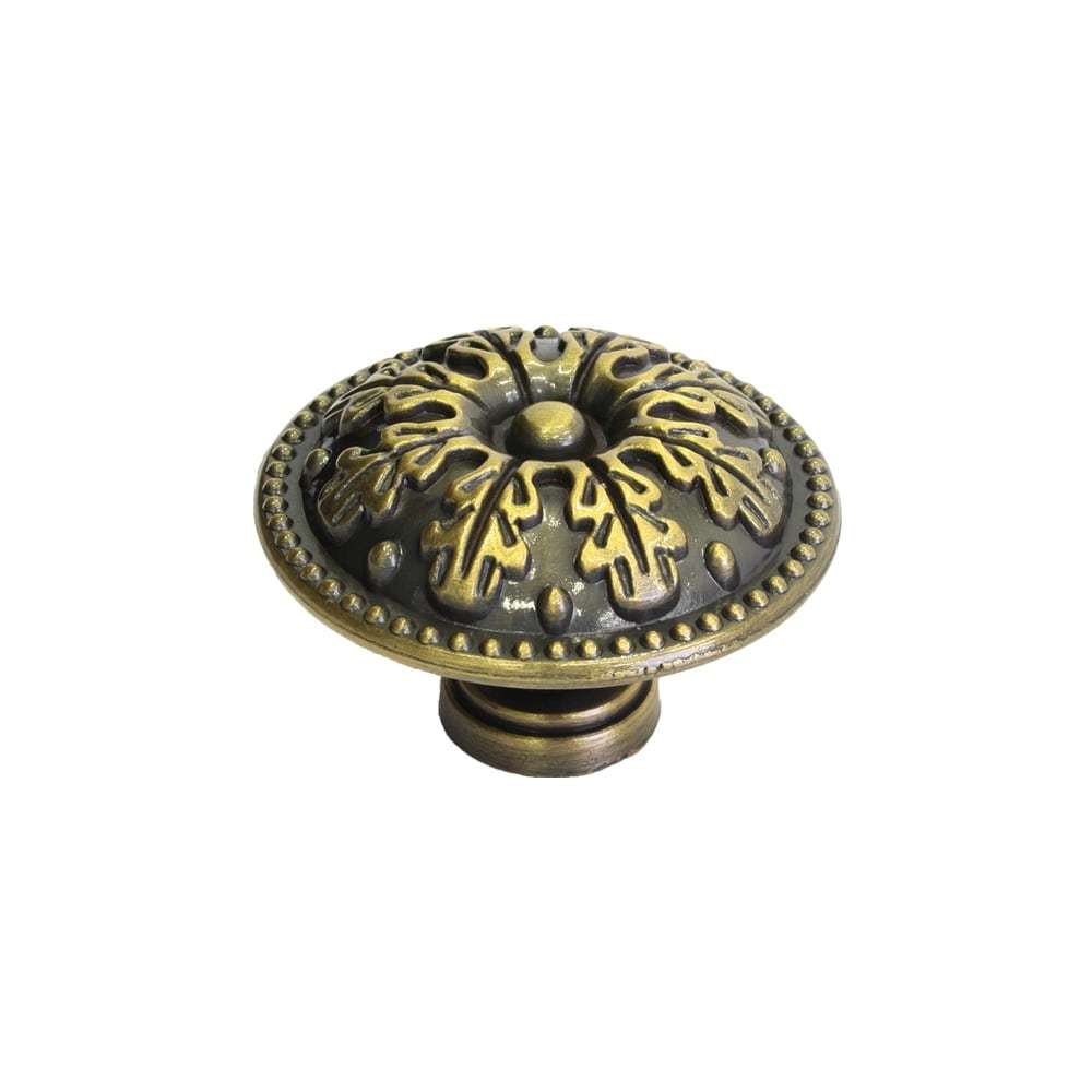 Flower Knob - 30mm - Antique