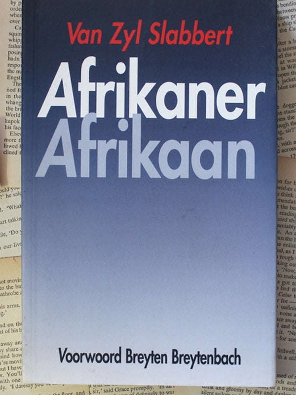 Afrikaner Afrikaan Van Zyl Slabbert