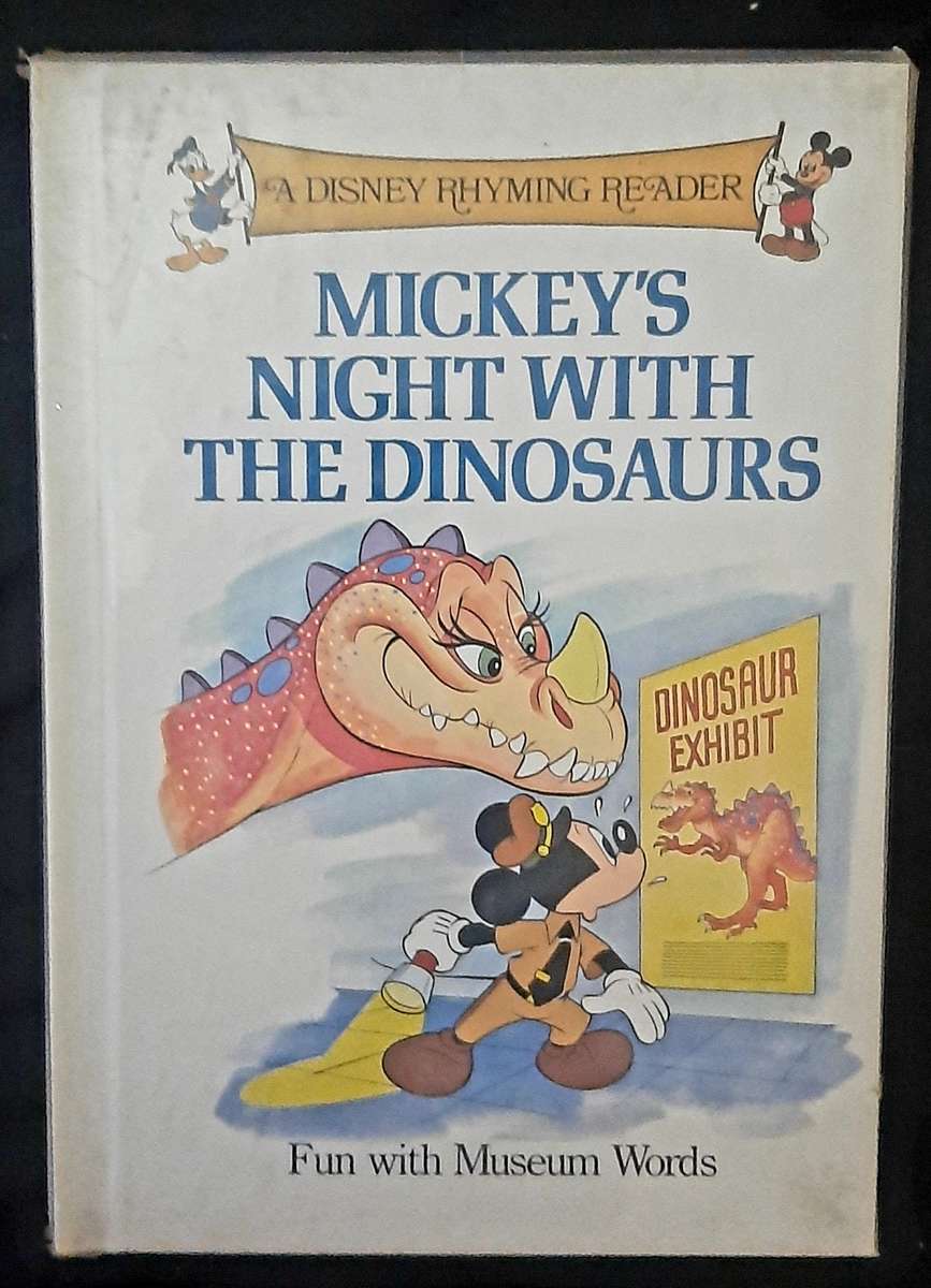 A Disney Rhyming Reader: Mickey's night with the dinosaurs