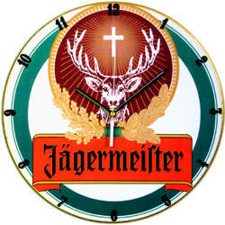 Jagermeister Vinyl Clock