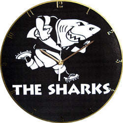 The Sharks Vinyl Clock
