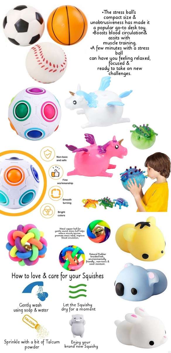 12 Piece Fun Fidget Sensory Stimulation Set