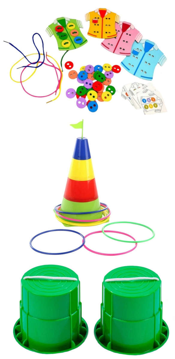 Kids Learn and Play Activity Set - Improve Motor Skills Through Play