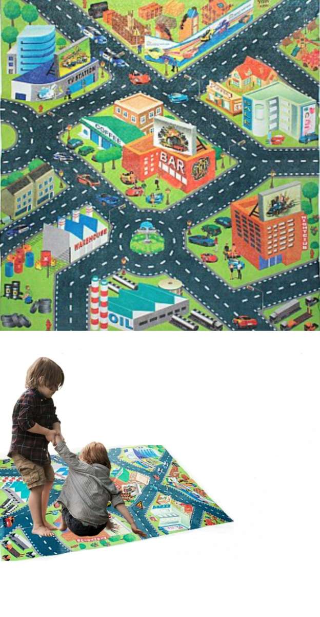 Interactive Play Mat and Toy Cars