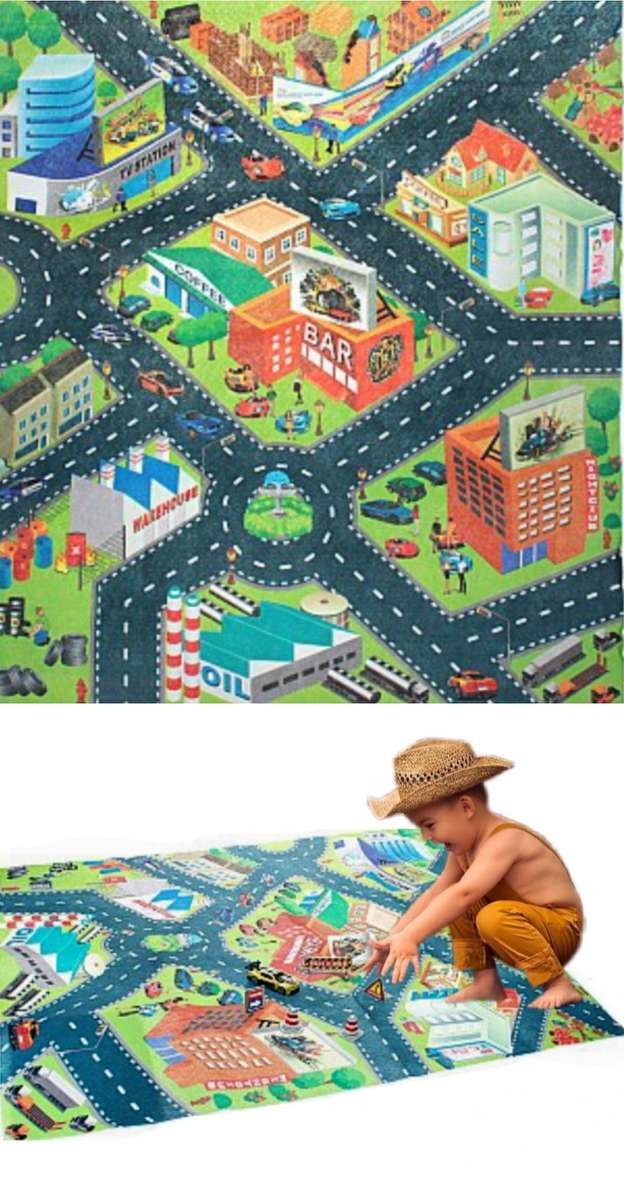 Interactive Play Mat and Toy Cars