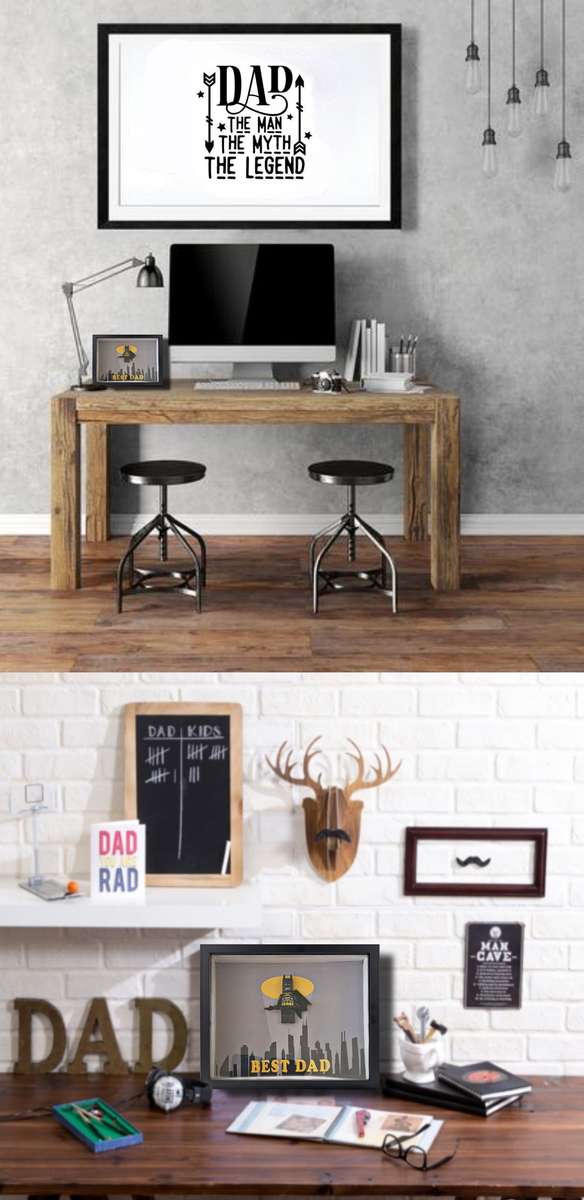 Batman Best Dad - Fathers Day Boxed Frame Gift Set