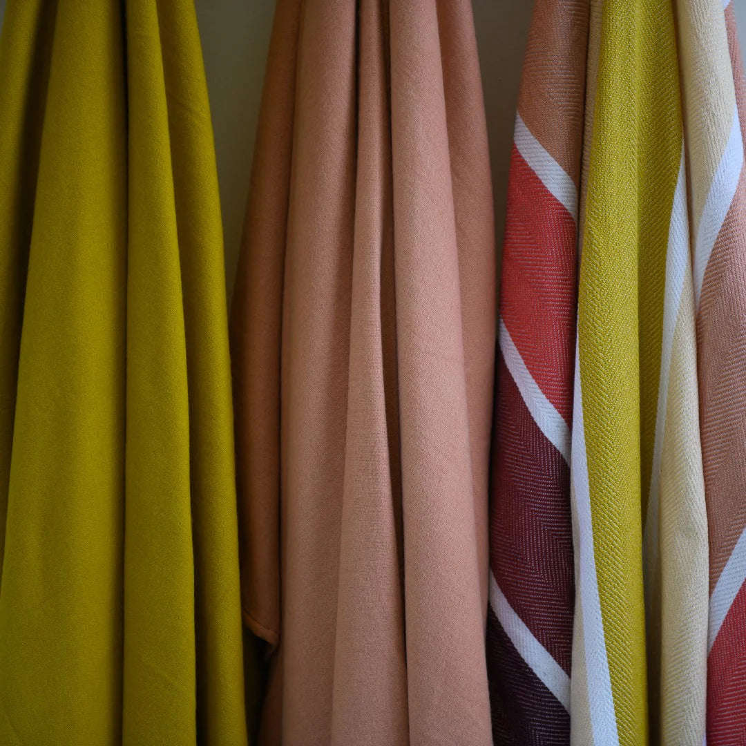 Protea Pinstripe  Sunset | Burgundy / Garnet