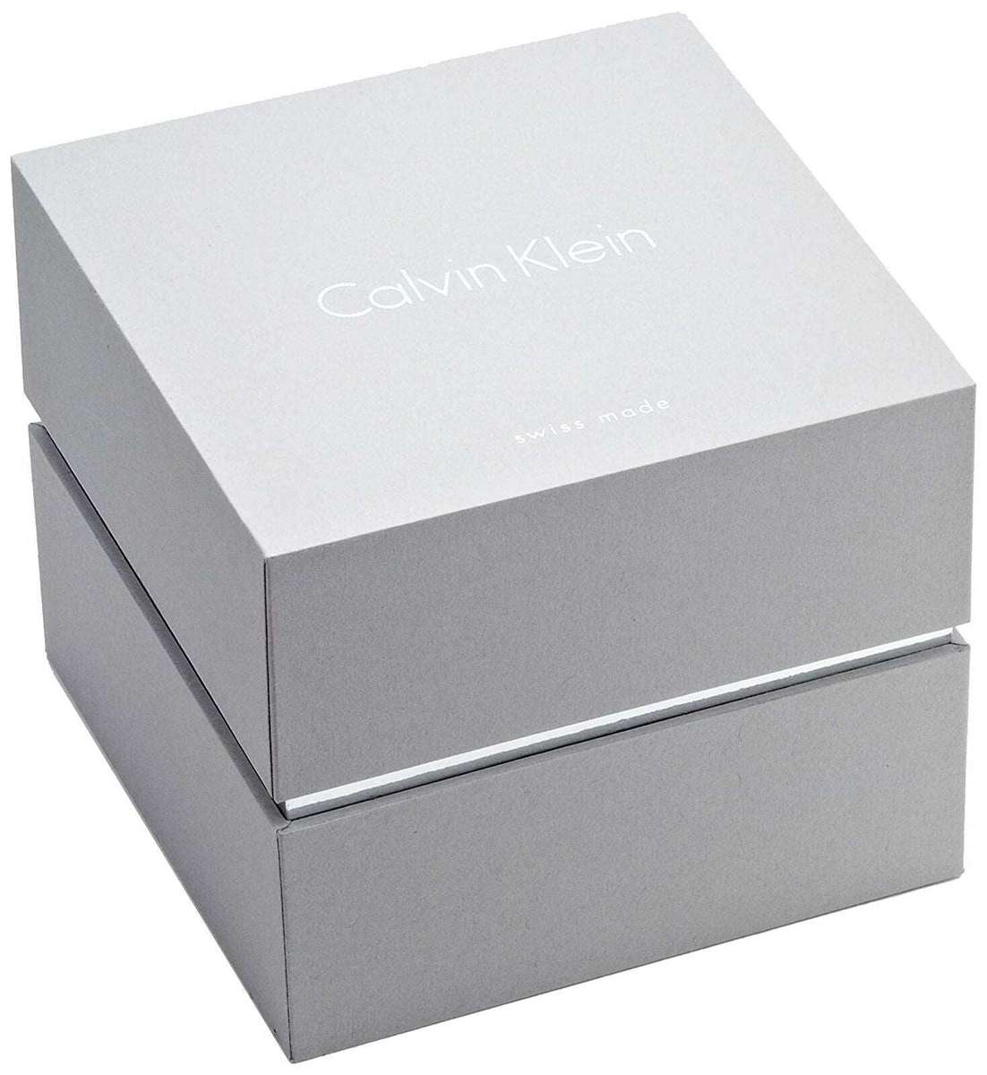 Calvin Klein Women's Squarely 38mm Silver Dial Stainless Steel Watch - K9Q12136