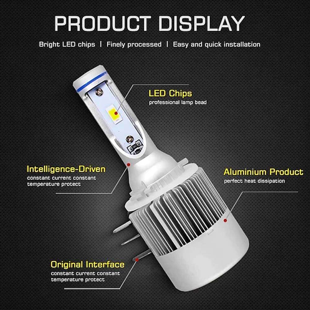 (C6-H15) (LED) Headlight Bulbs Set