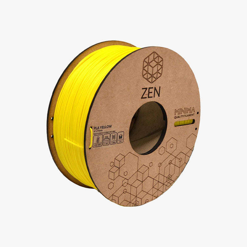 Zen Minima Yellow PLA Filament (1.75mm) - 1kg