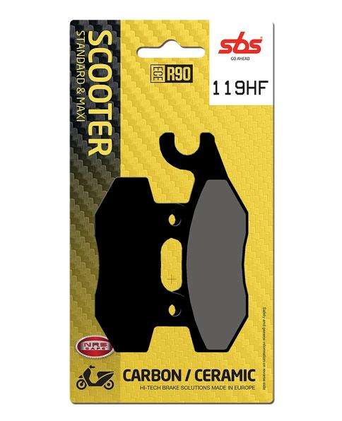 SBS - FA197 Brake Pads | Ceramic | Scooter | 119HF