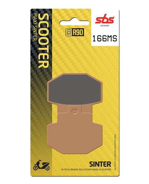SBS - Vespa Brake Pads | Sintered | Scooter | 166MS