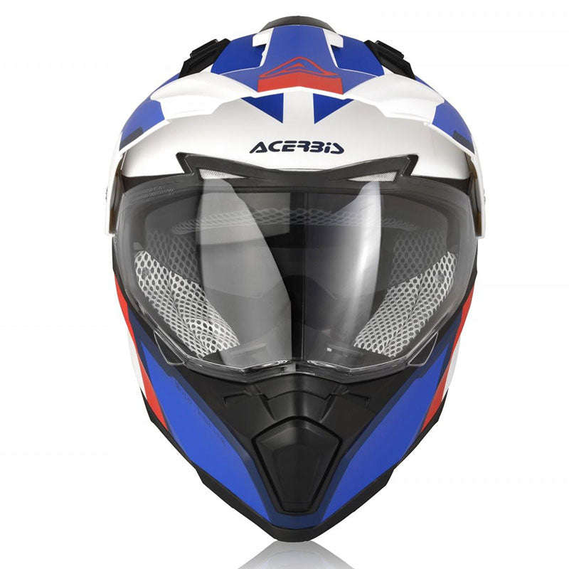 Acerbis | Enduro Flip FS-606 | Dual Sport Helmet | White, Blue & Red