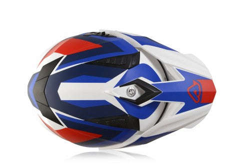 Acerbis | Enduro Flip FS-606 | Dual Sport Helmet | White, Blue & Red