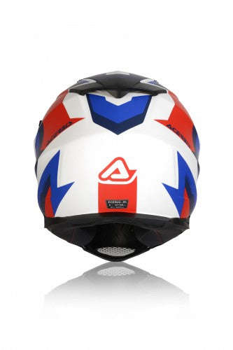 Acerbis | Enduro Flip FS-606 | Dual Sport Helmet | White, Blue & Red