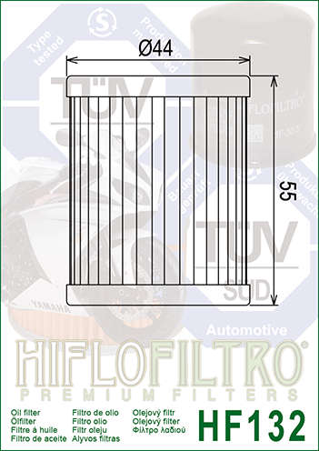 Hiflo - HF132 Oil Filter